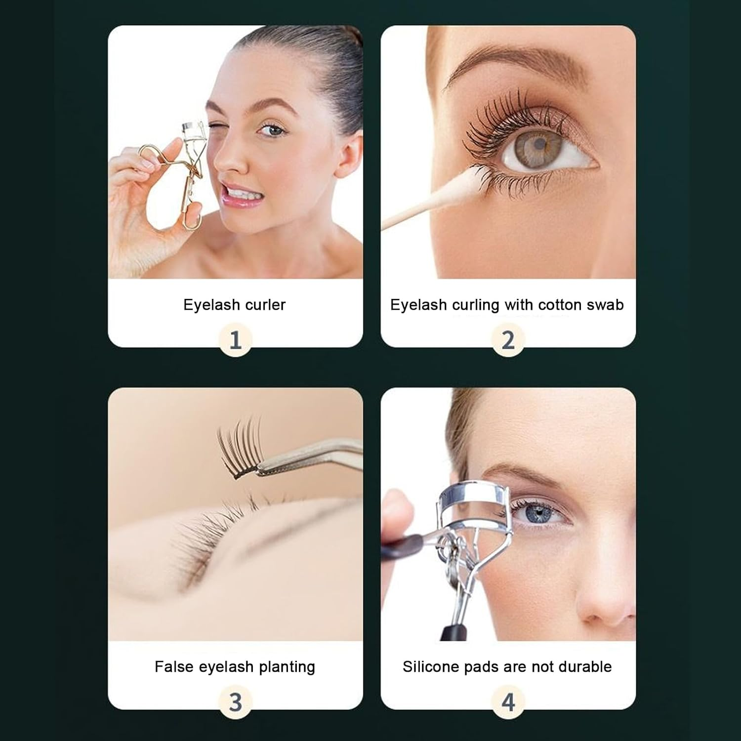 Heated Lash Curler - Rechargeable Electric Eyelash Curler,Usb Rechargeable Long Lasting Portable Tool for Women Beauty Friends Home Travel image number 6