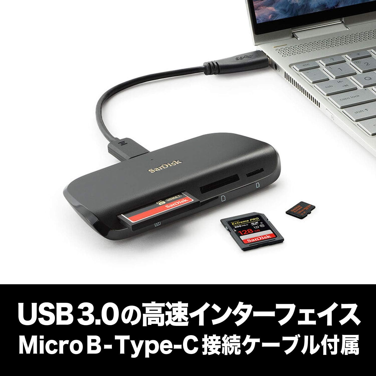 Sandisk Imagemate Pro USB-C Multi-Card Reader/Writer SDDR-A631-JNGNN image number 4