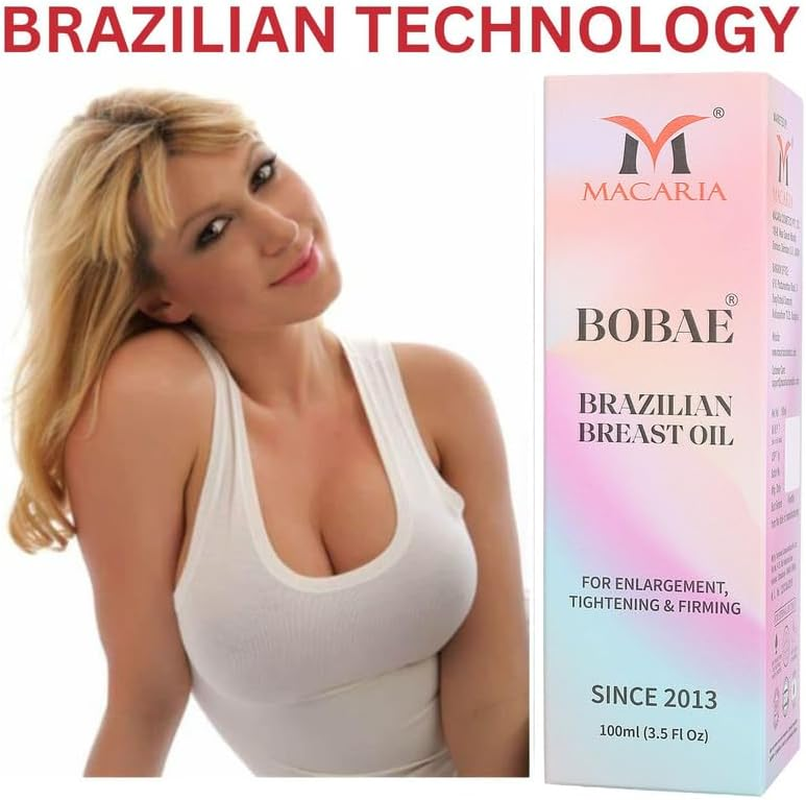 Bobae Brazilian Breast Plumping Enlargement Oil- Bust Breast Enlargement Oil- Shaping Perfection Breast Oil Massage Breast Firming Tightening Big Boobs Bigger Bust for Women image number 3
