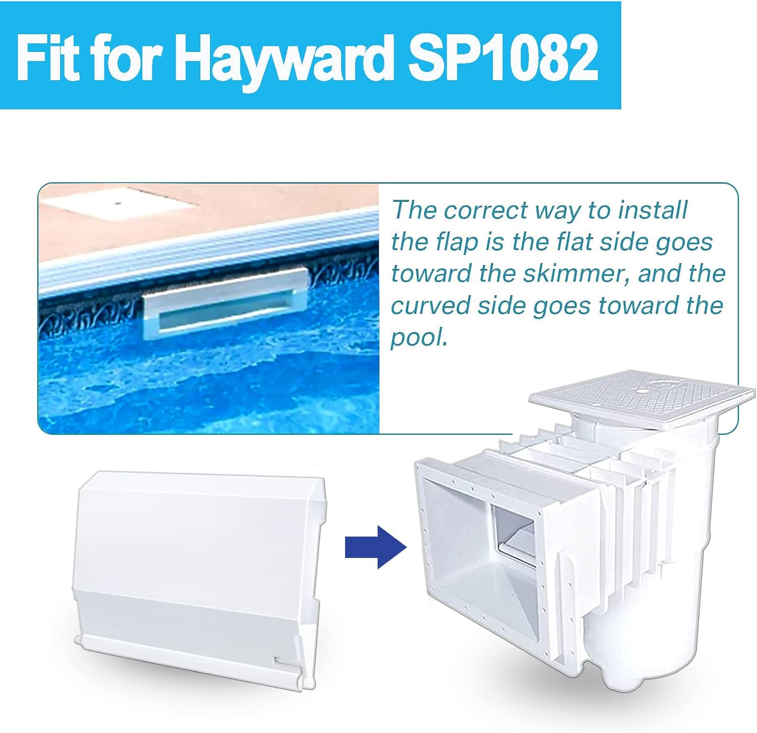 Romansk SPX1082K Weir Assembly Replacement Kit, Compatible with Hayward SP1082, SP1083, SP1084, SP1085，SP1086 Models image number 2