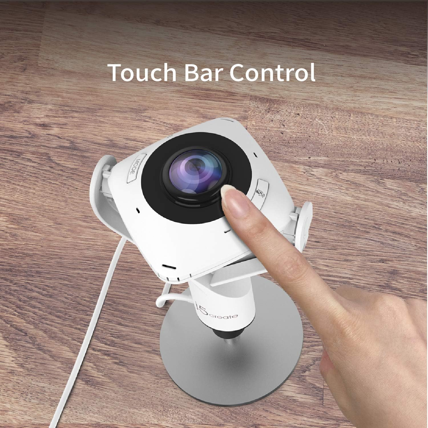 J5Create 360 Degree All around Meeting Webcam - 1080P HD Video Conference Camera with High Fidelity Microphone, USB-C | for Video Conferencing, Online Classes, and Collaboration (JVCU360) image number 4