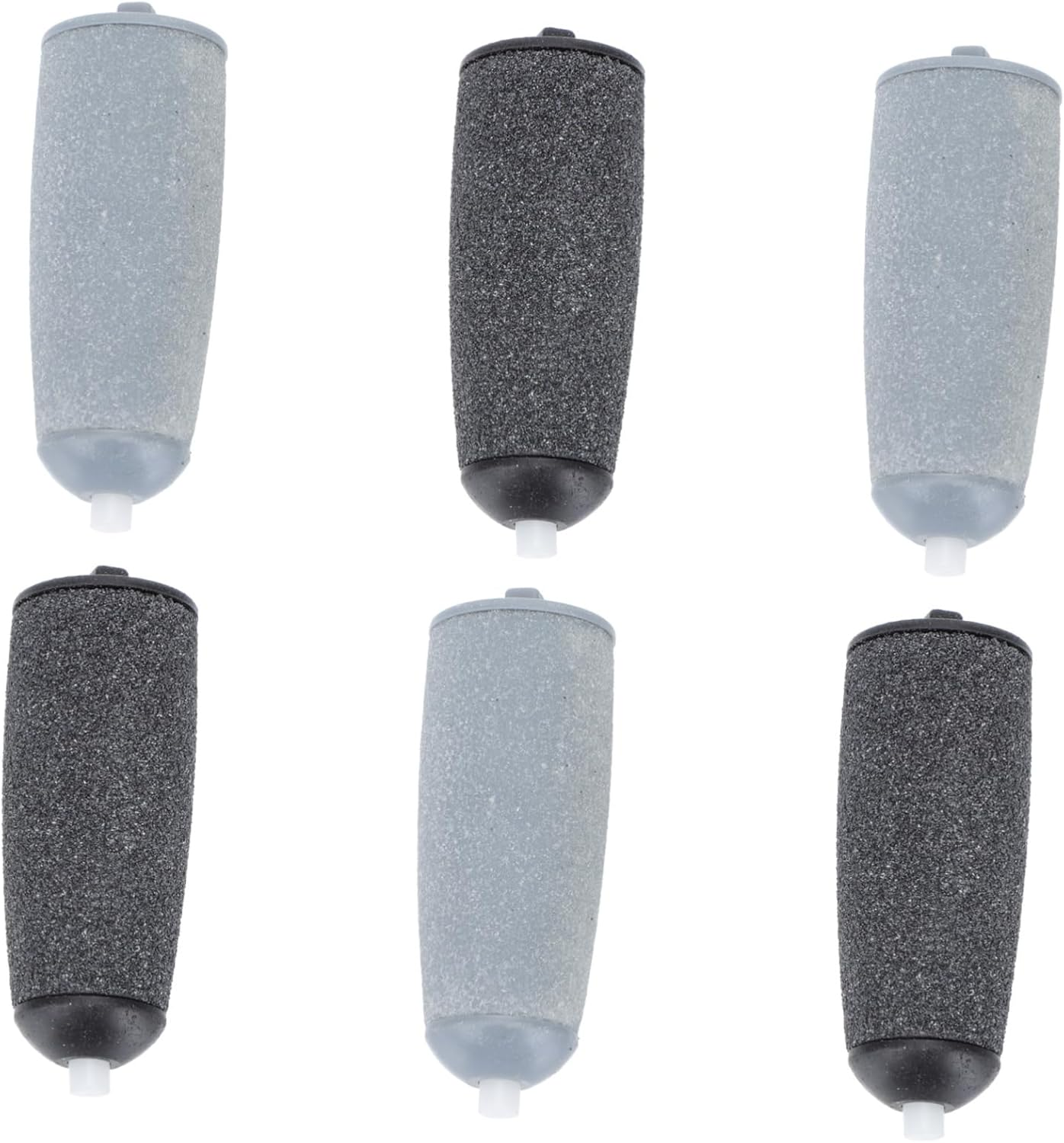 KAILIKETIY 6Pcs Replacement Grinding Heads for Electric Foot File Dual-Speed Callus Removers Black and Gray Suitable for Home Pedicure and Foot Care image number 4