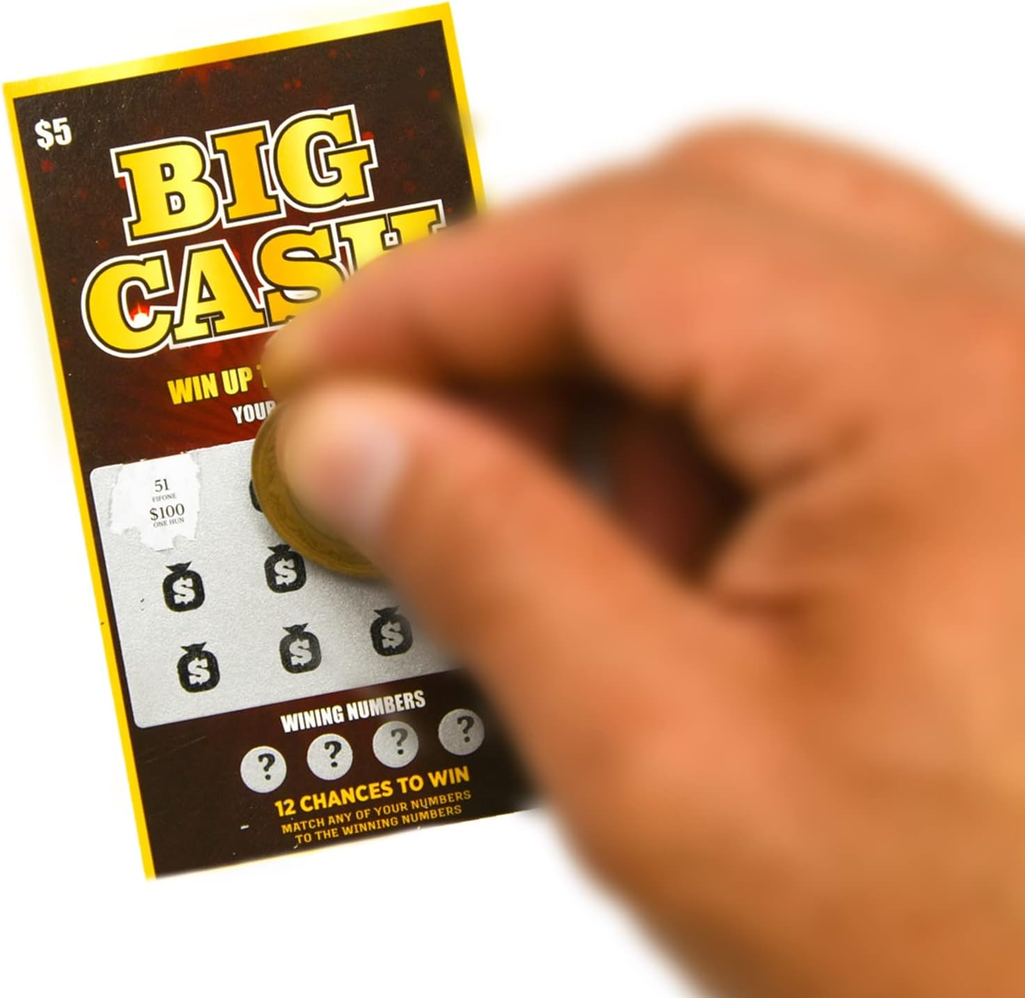 STOYKİS 10 Fake Lottery Tickets and Scratch off Cards That Look - Winning $500K - $200K - $100K Lottery Ticket - Hilarious and Shocking Pranks -Prank Gag Fake Lottery Tickets Big Time Money image number 3