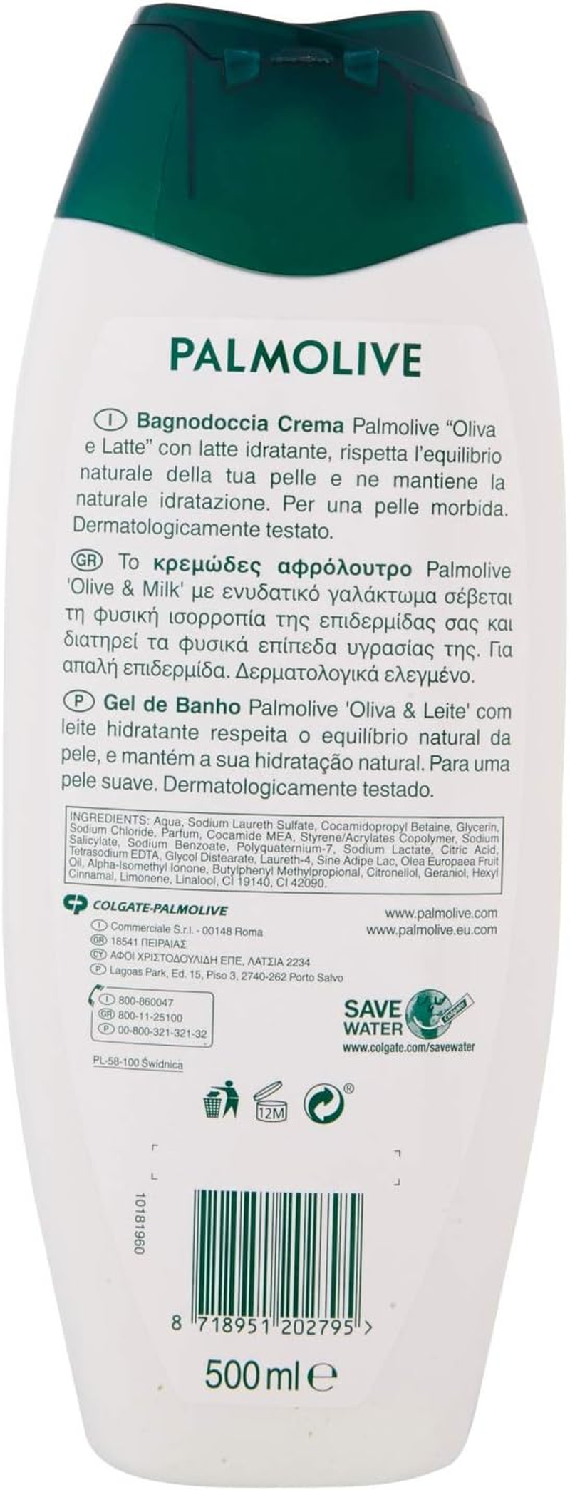 Palmolive Olive Shower Gel, 500 Ml image number 5