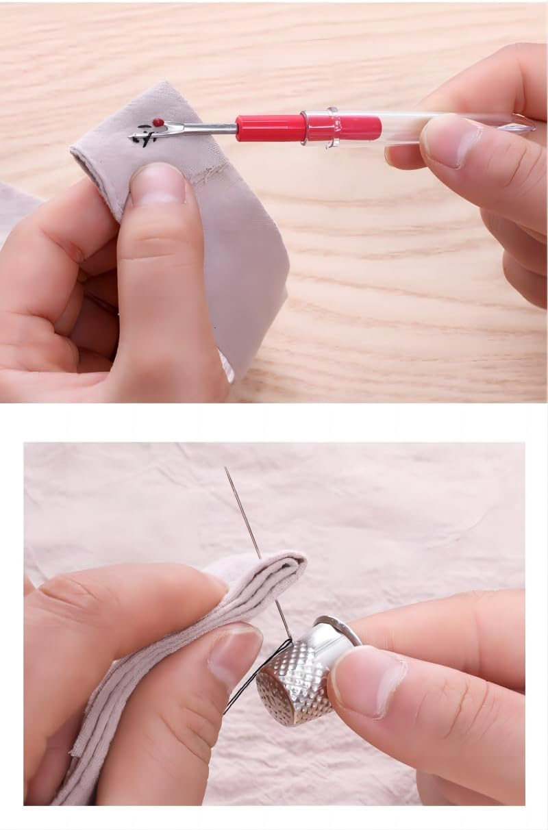 LORJE Sewing Kit, Sewing Supplies for Home Travel and Emergency, Portable Sewing Kit, Seam Ripper Needle Thimble (64 Pcs Sewing Tools) image number 5