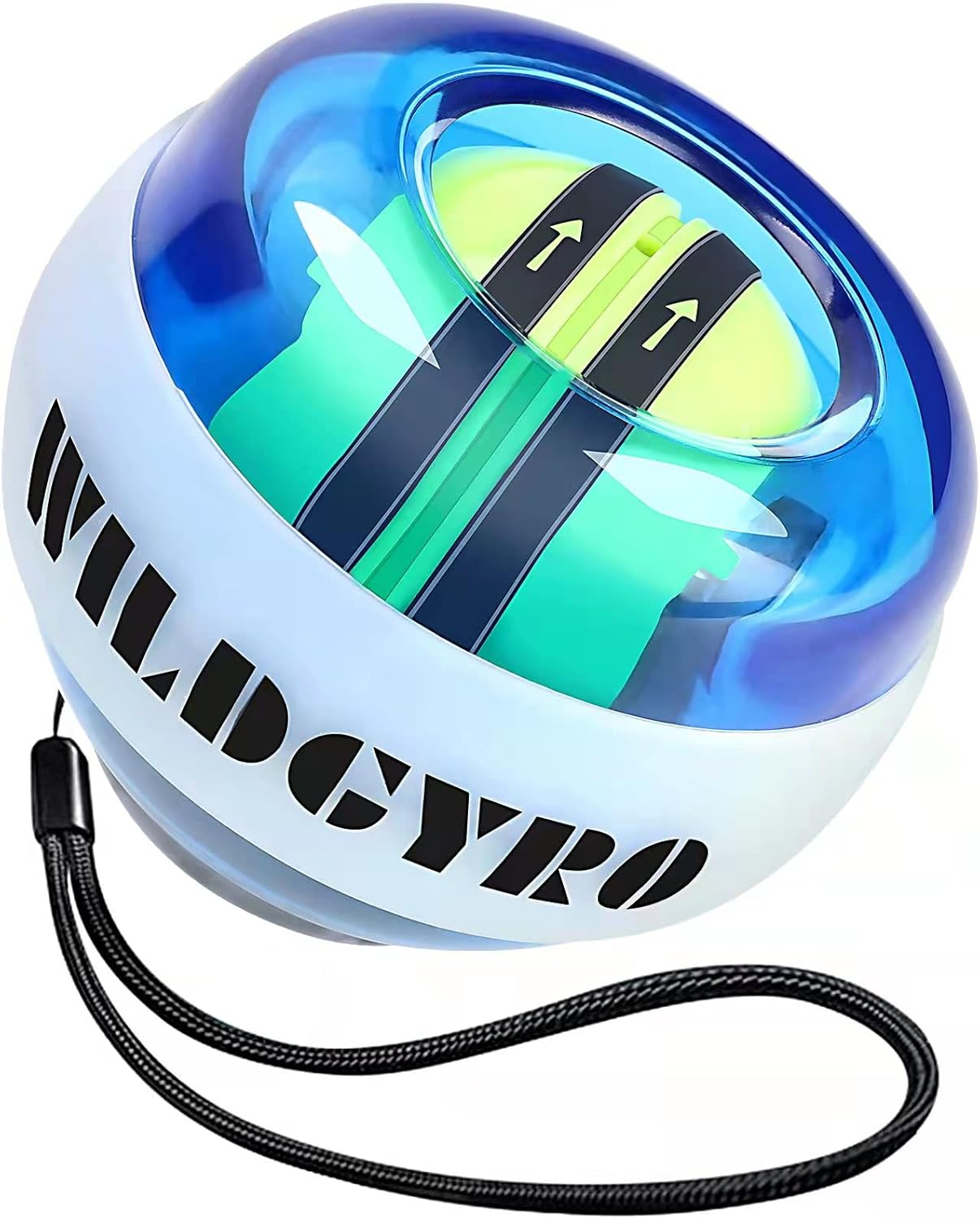 DOTSOG Wrist Trainer Exercises Power Ball Wrist&Forearm Strengthener Essential Auto-Start Spinner Gyro Ball with LED Lights image number 1