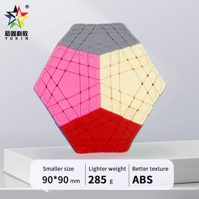 Cuberspeed Yuxin Gigaminx Stickerless Megaminx 5X5 Layer Speed Cube Gigaminx 5X5 Puzzle Cube