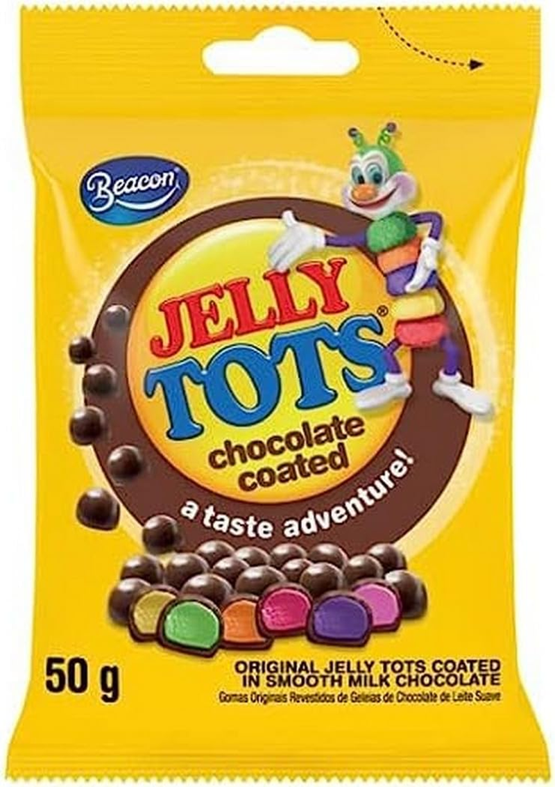 Beacon Chocolate Coated Jelly Tots 50 G