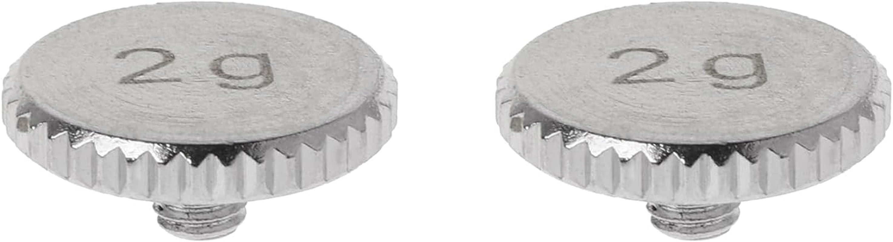 2X Headshell 2G Shell Weight Turntable Metal Electric Instrument Parts for SL1200 SL1210 MK2 3 5 M5G Stylus Dj,Silver