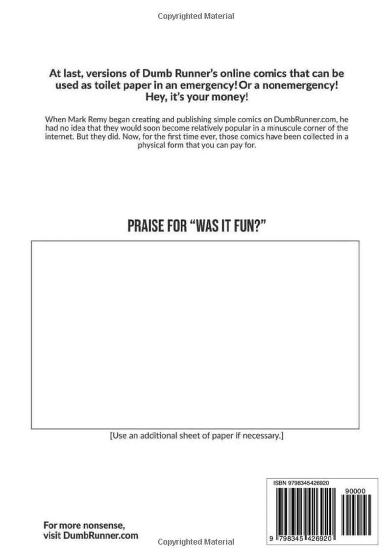 Was It Fun?: a Dumb Runner Comics Collection image number 1