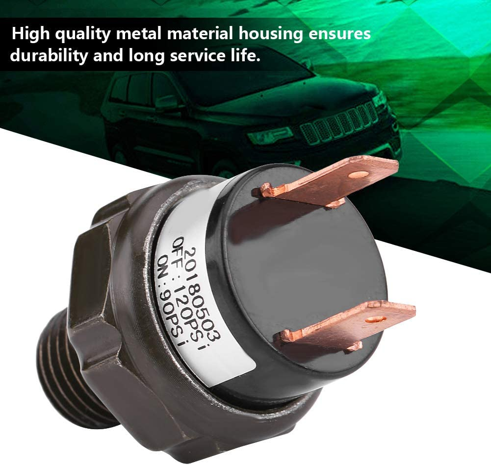 Pressure Control Metal Housing Air Compressor Parts, Automatic Air Pressure Switch, Repair for Air Compressor Replacement Replacing Broken or Old Ones(90-120 PSI) image number 5