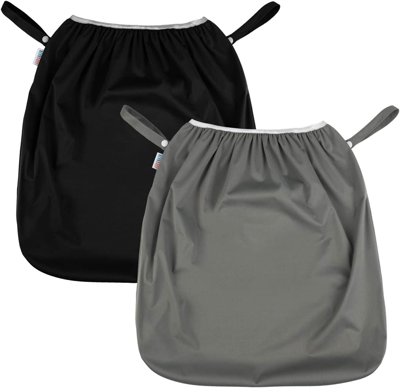 ALVABABY Reusable Diaper Pail Liner for Cloth Diaper,Rubbish Bag,Laundry,Kitchen Garbage Cans (Black Grey, Small Size：5 Gallon) LLS-B2629 image number 4