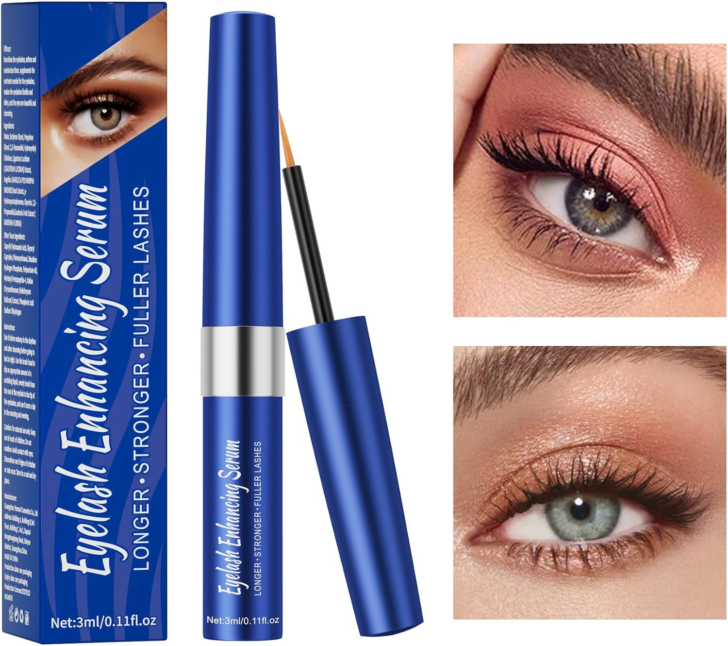 Eyelash Growth Serum &ndash; Lash Enhancing Treatment for Longer, Fuller, Curled Lashes, Nourishing & Strengthening Formula, Gentle & Safe for Sensitive Skin image number 2