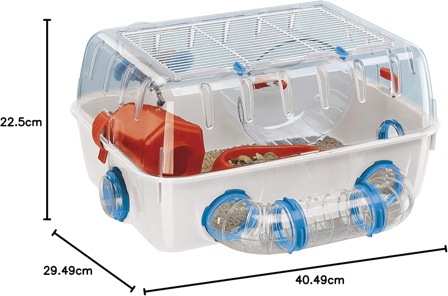 Ferplast Hamster Cage, 15.94 X 11.61 8.61 X 8.86 image number 2