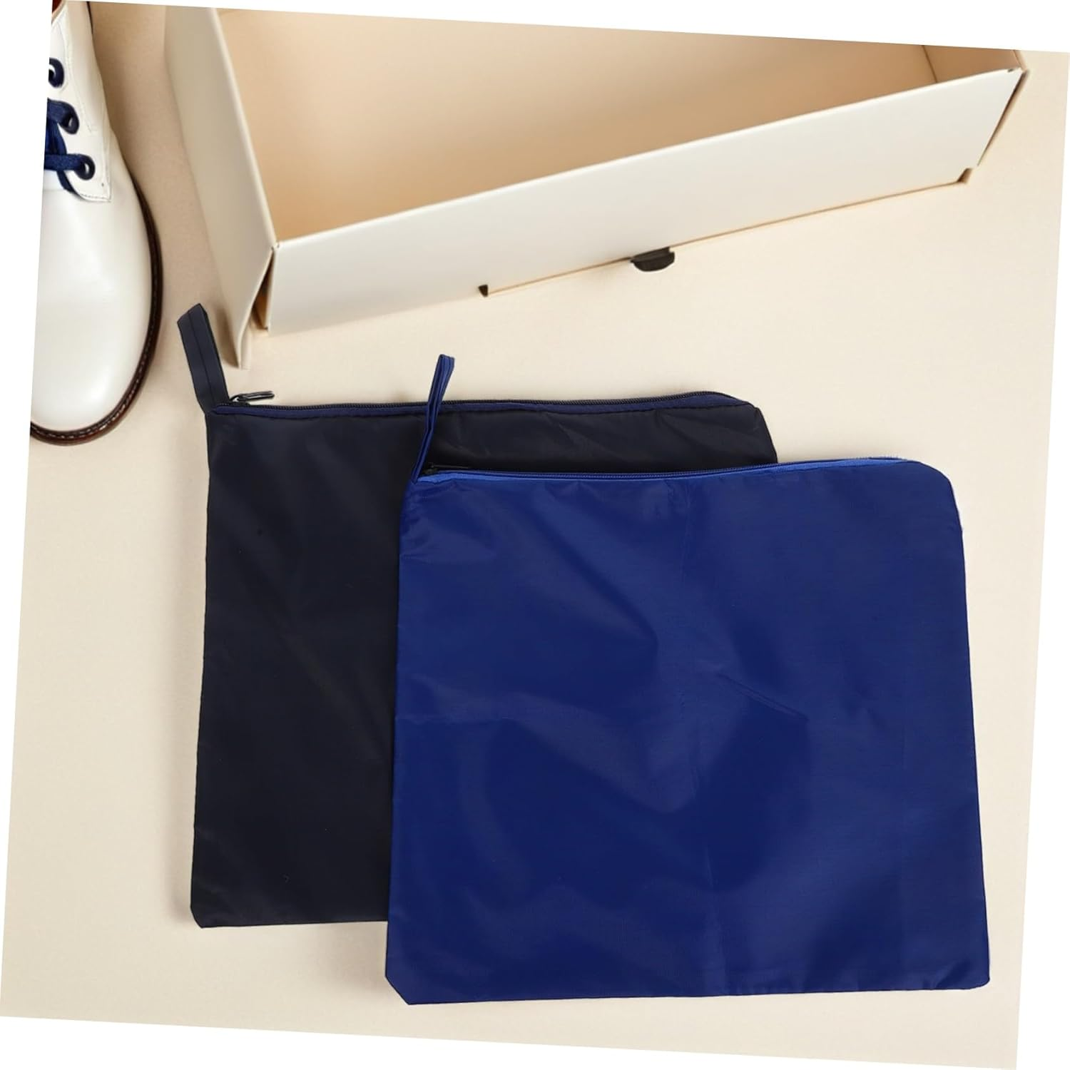 VALICLUD 2Pcs Raincoat Carrying Storage Pouch Case Bags for Cycling Hiking Camping Travel Packable Weatherproof Garment Bag image number 4