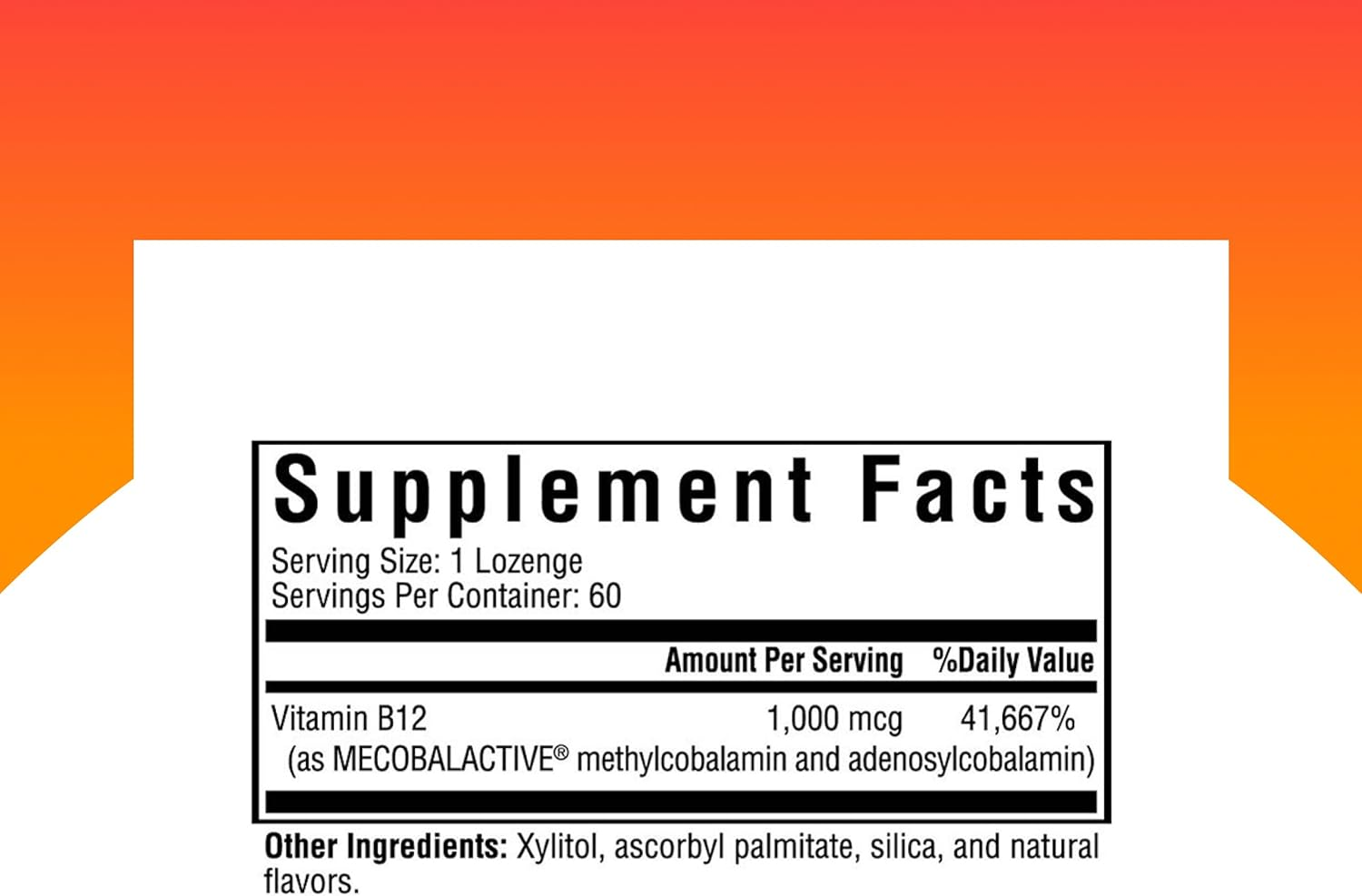 Seeking Health - Active B12 1000 Mcg. - 60 Lozenges image number 5
