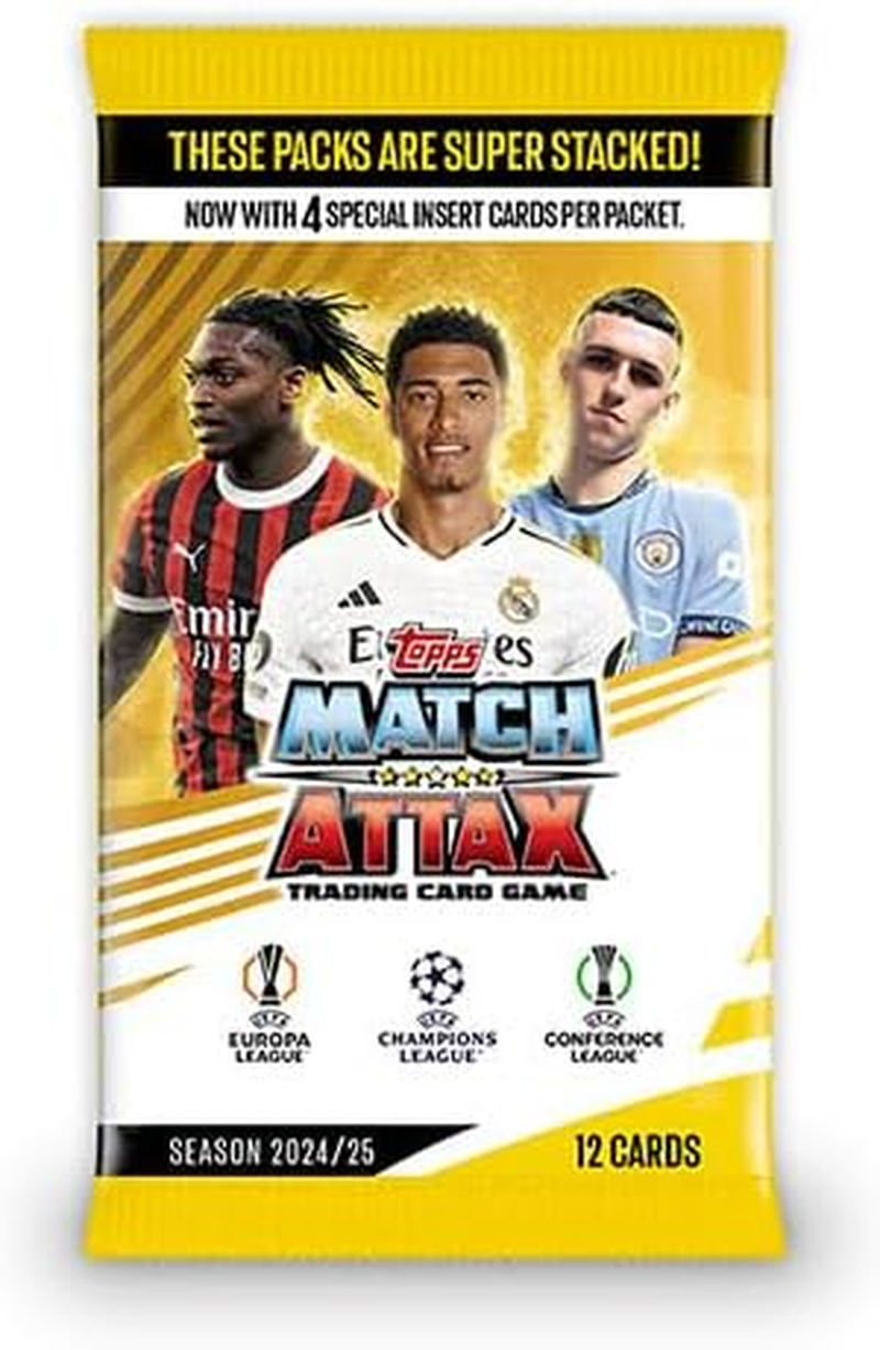 Topps Uclma24-01 Match Attax Champions League Cards (12 Pieces)