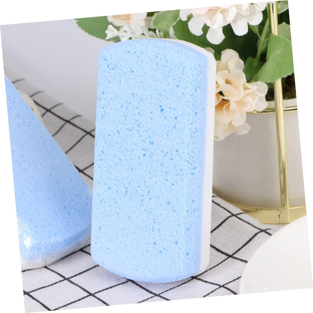 VICASKY 5Pcs Double-Color Foot Grinding Stone Coarse Pumice Exfoliators for Callus Removal Ergonomic Foot Care Tools for Smooth Skin and Pedicure image number 2