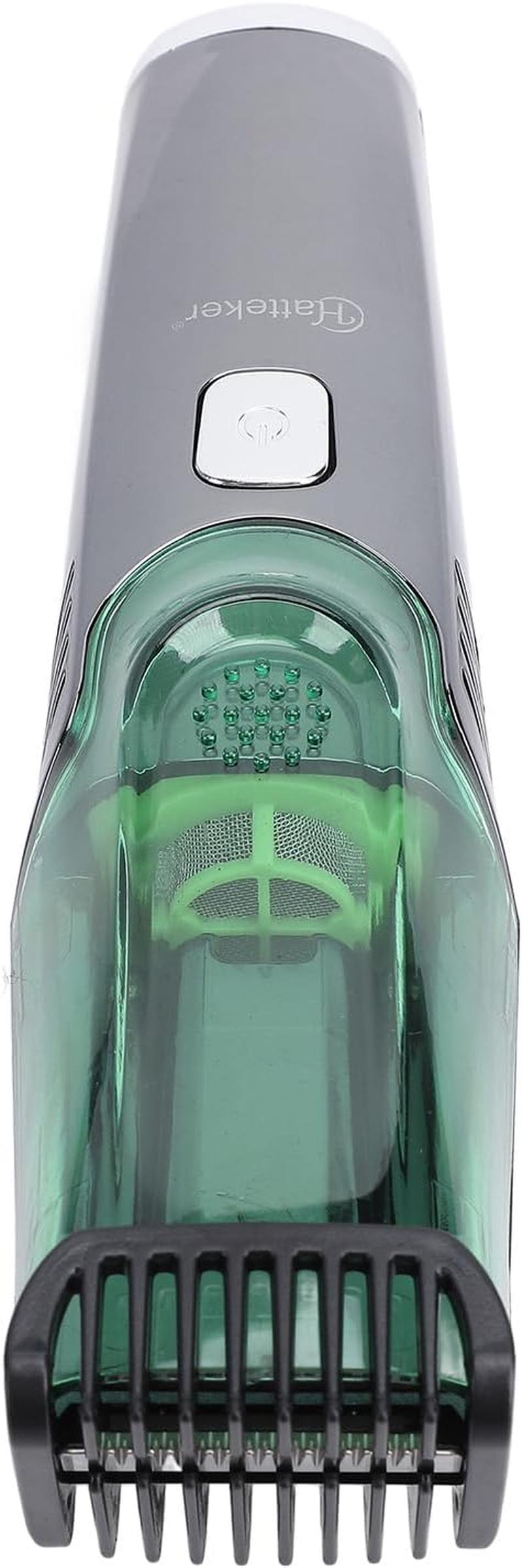 Cordless Vacuum Clipper, Silent Strong Power LED Display, 1400 Mah Hair Trimmer for Men, with Integrated Vacuum, Ideal for Moustache image number 3