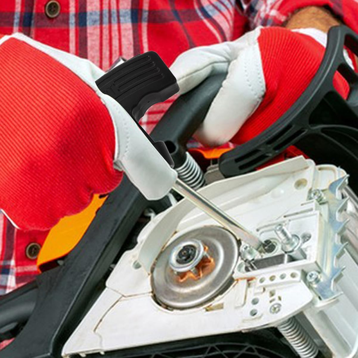 KONTONTY 6Pcs Pull Starter Handle and Pull Cord Handles for Gasoline Engine Lawn Mower Recoil Starter Grip Replacement, Small Engine Repair Tool Set for Outdoor Power Equipment image number 6