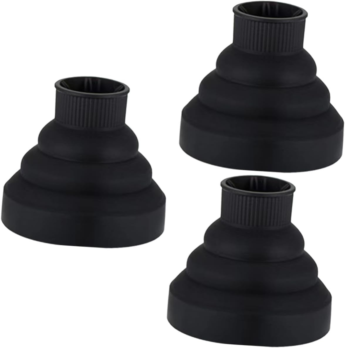 Healeved 2Pcs Silicone Hair Diffuser Cover for Blow Dryer Home Salon Hair Dryer Diffuser Attachment to Protect Curly