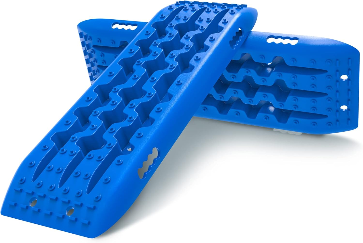 X-BULL Recovery Tracks 4X4 Recovery Boards Offroad 4Wd Tracks 22046LBS/10000KG Stand for Automotive Accessories Tires and Wheels in the Sand Mud Snow(Gen 2.0 Blue) image number 1