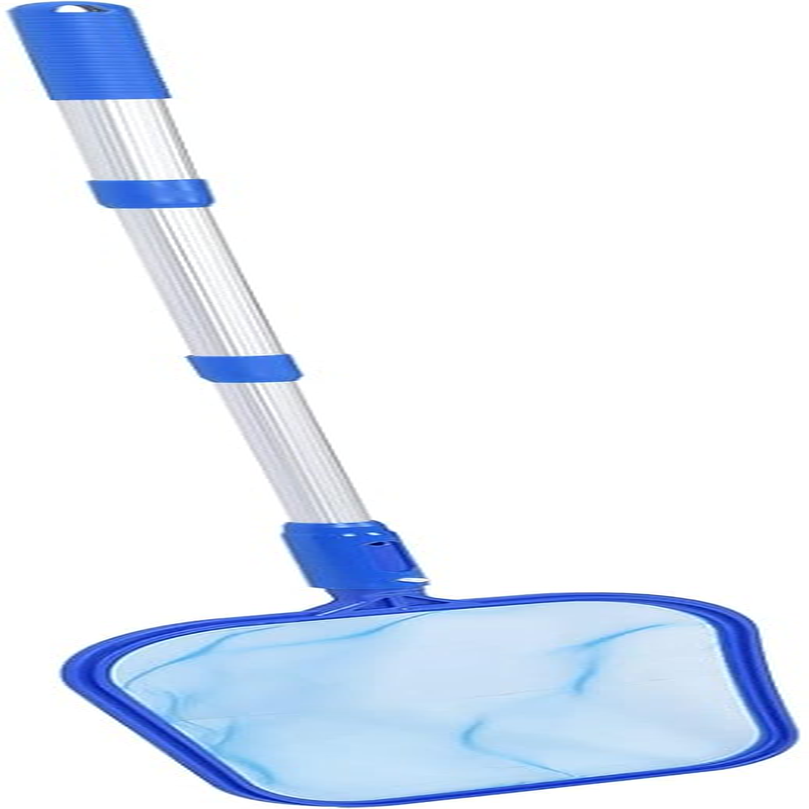 TOPINCN Swimming Pool Leaf Skimmer Fine Mesh Netting Aluminum Pole Scoop Net for Ponds or Hot Tubs Suitable for Maintaining Sparkling Water image number 5