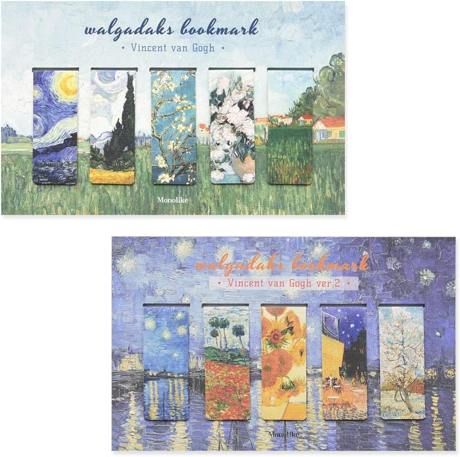 Monolike Magnetic Bookmarks Vincent Van Gogh, Set of 5