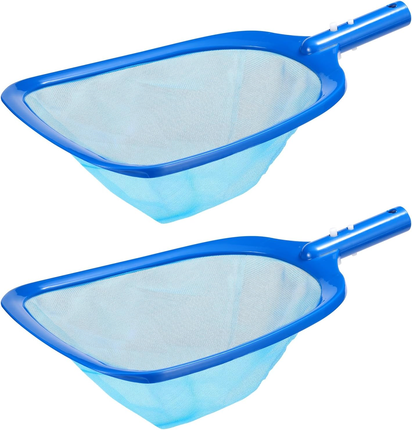 2 Pack Pool Skimmer Net, Pool Nets for Cleaning, Swimming Pool Leaf Skimmer Net with Reinforced Frame, Ultra Fine Mesh Netting, Clean Remove the Finest Debris Fast image number 6