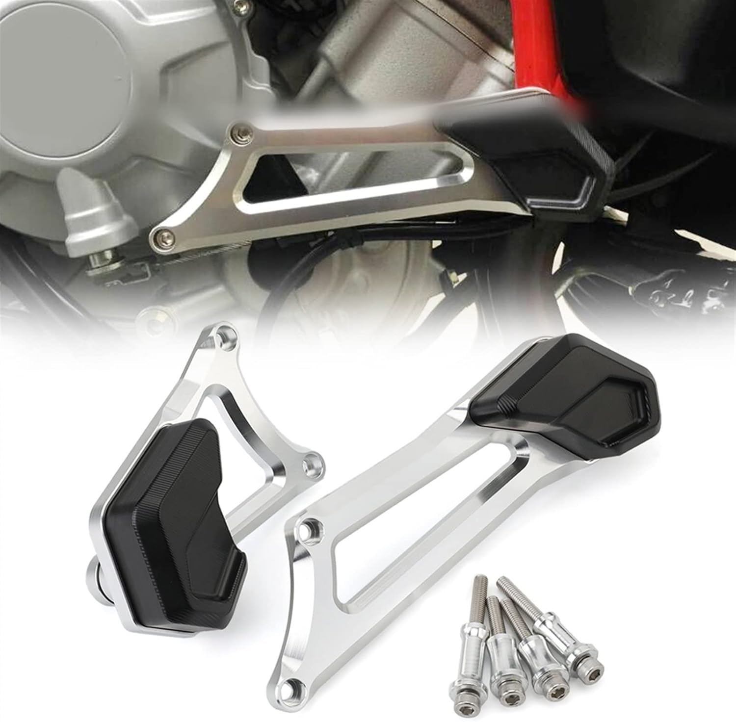 Engine Case Frame Slider Crash Protector for MV Agusta Brutale 675 800/Rr/Dragster 2012 2013 2014 2015 2016 2017 2018 2019 2020 Motorcycle Accessories Guard Cover image number 5