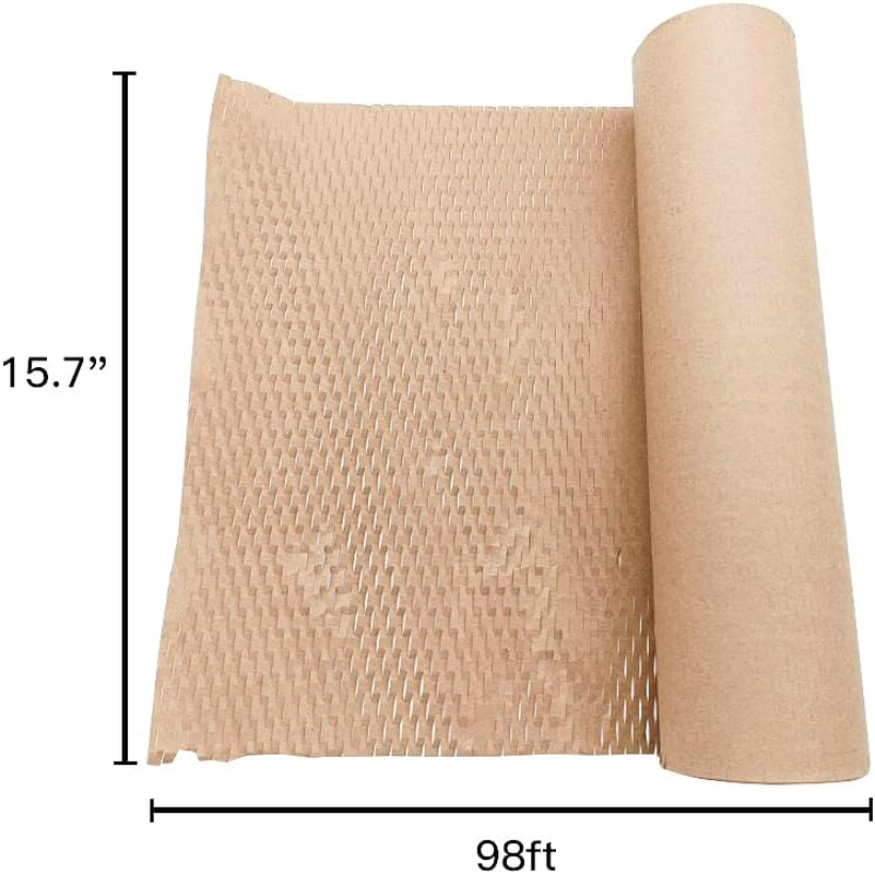 Honeycomb Cushioning Paper 40Cm*30M Packaging Paper Eco-Friendly Honeycomb Alternative to Bubble Wrap for Packing & Moving image number 5