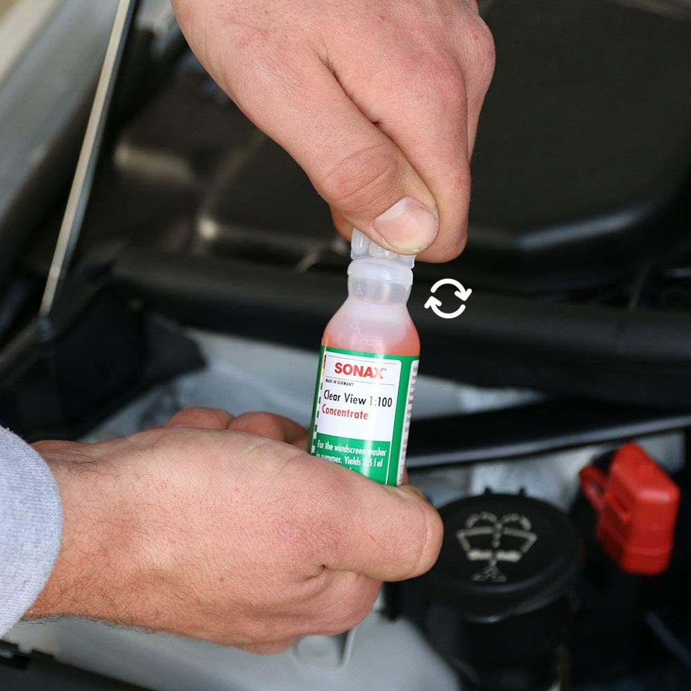 SONAX Australia Clear View 1:100 Windscreen Washer Concentrate (03710000) image number 3
