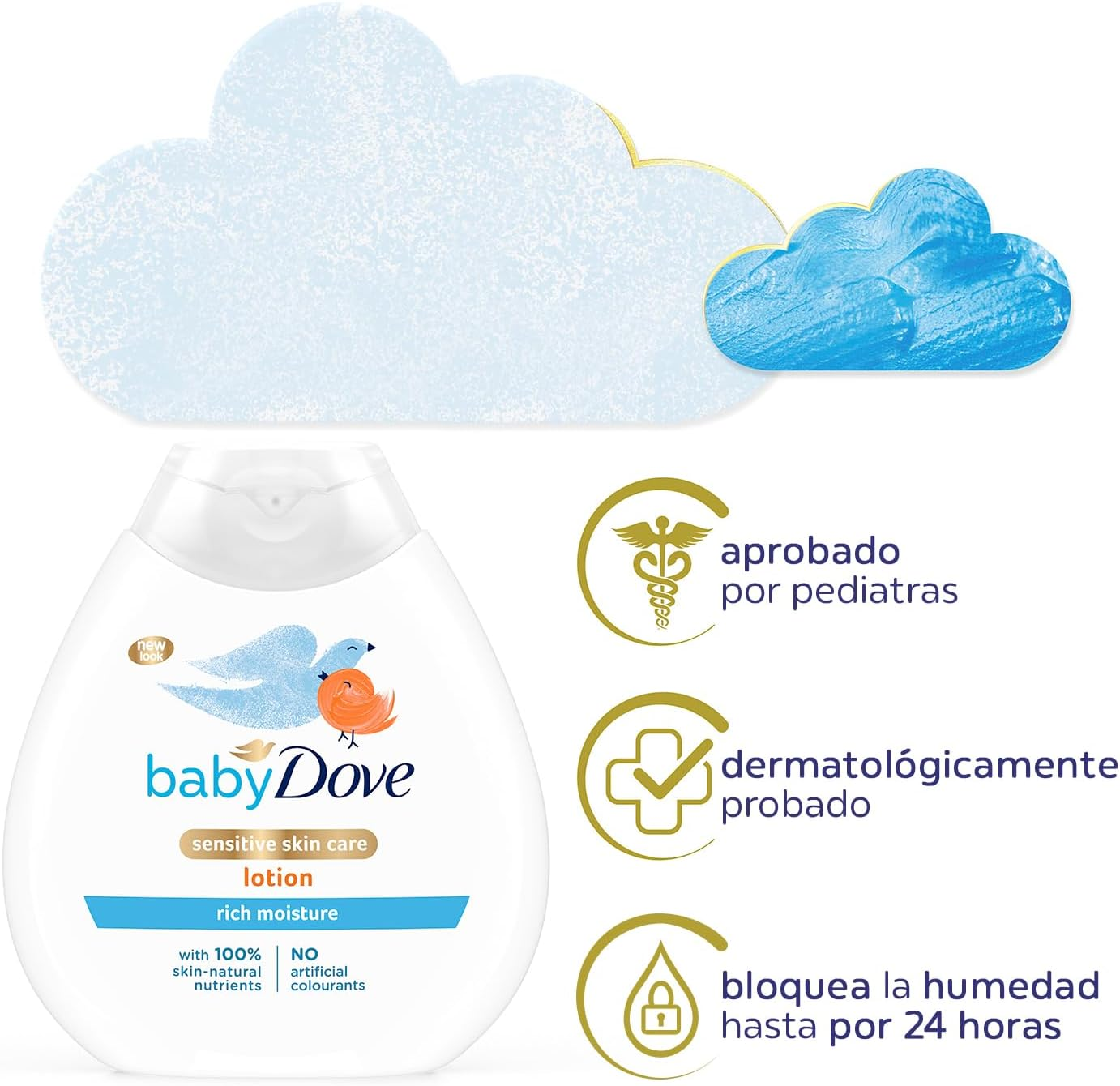 Dove Baby Body Lotion Rich Moisture 200Ml image number 3