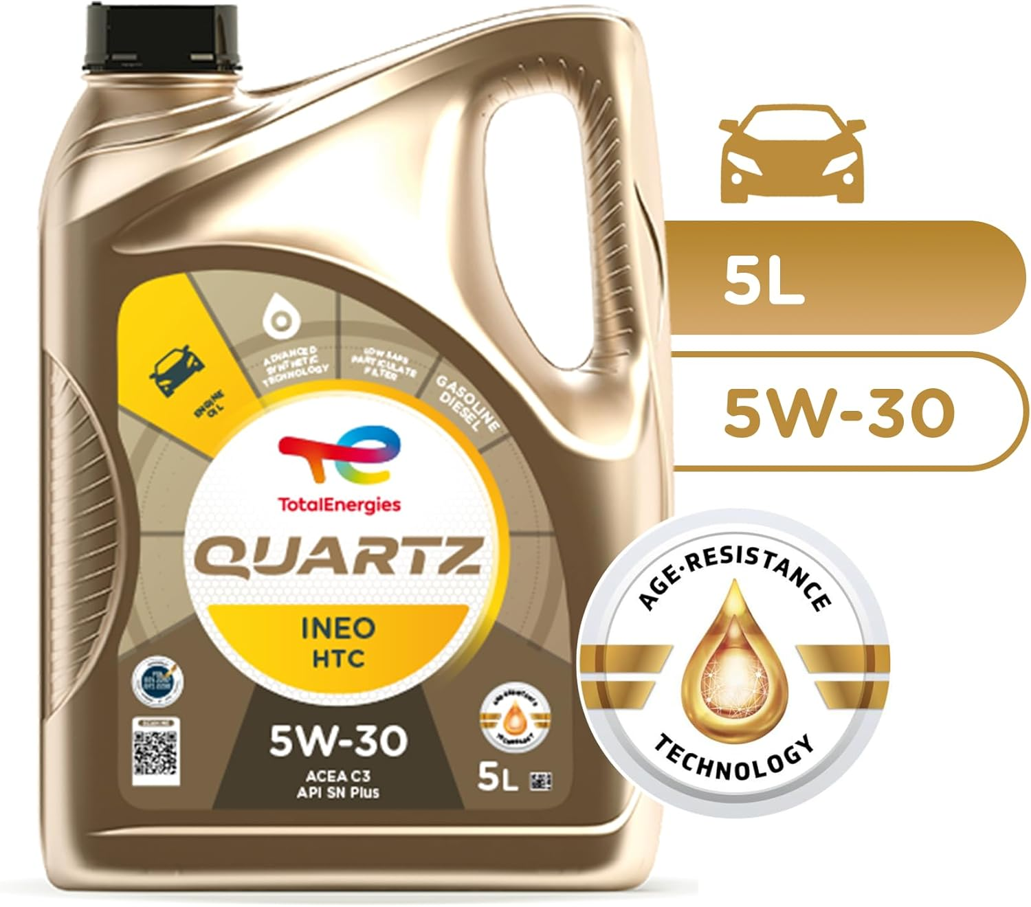 Totalenergies Quartz Ineo HTC 5W-30 Engine Oil 5 Liter image number 3