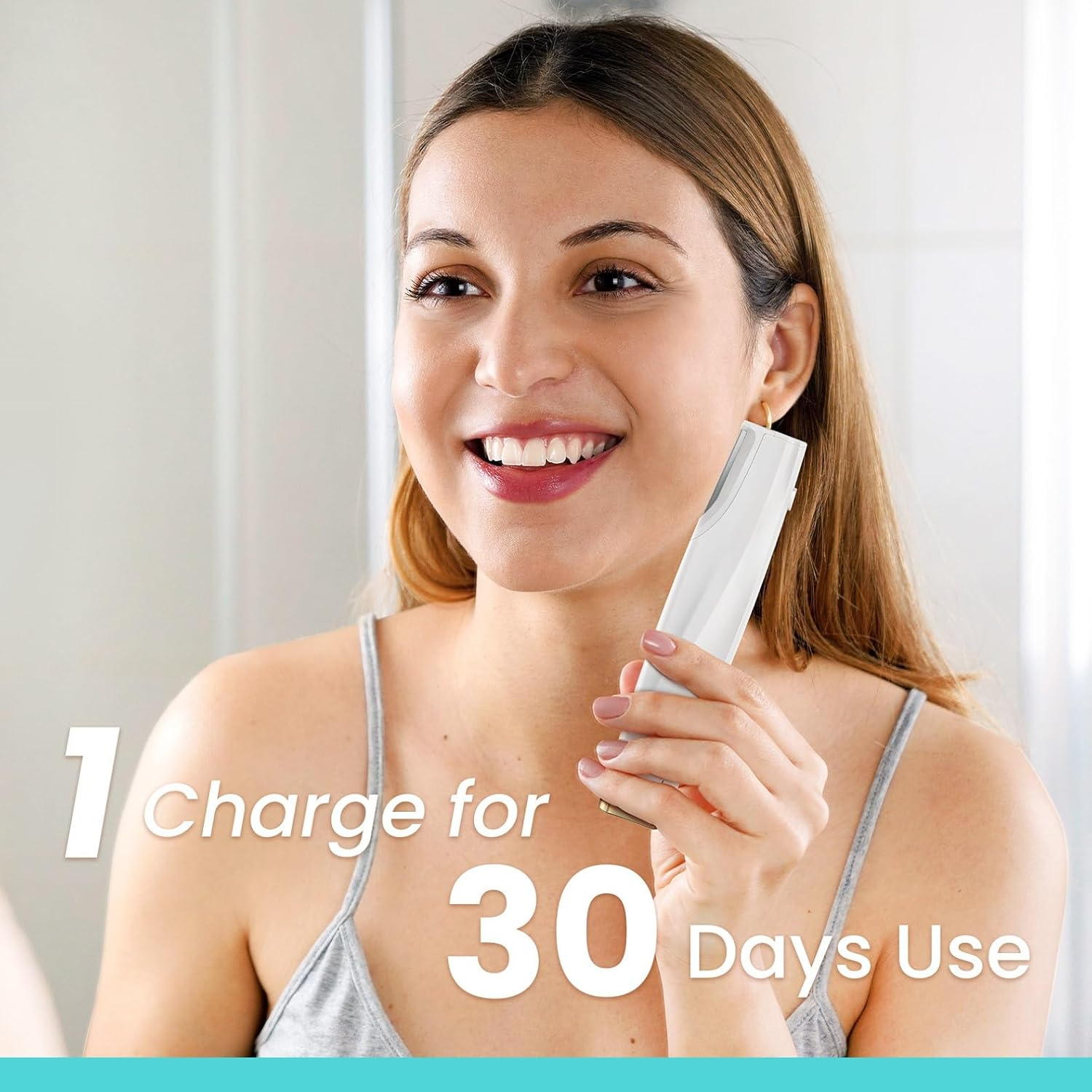 Sonic Dermaplaning Tool for Face - Rechargeable Dermaplane Razor with 6 Refill Dermablades, Facial Hair & Peach Fuzz Remover for Women image number 6