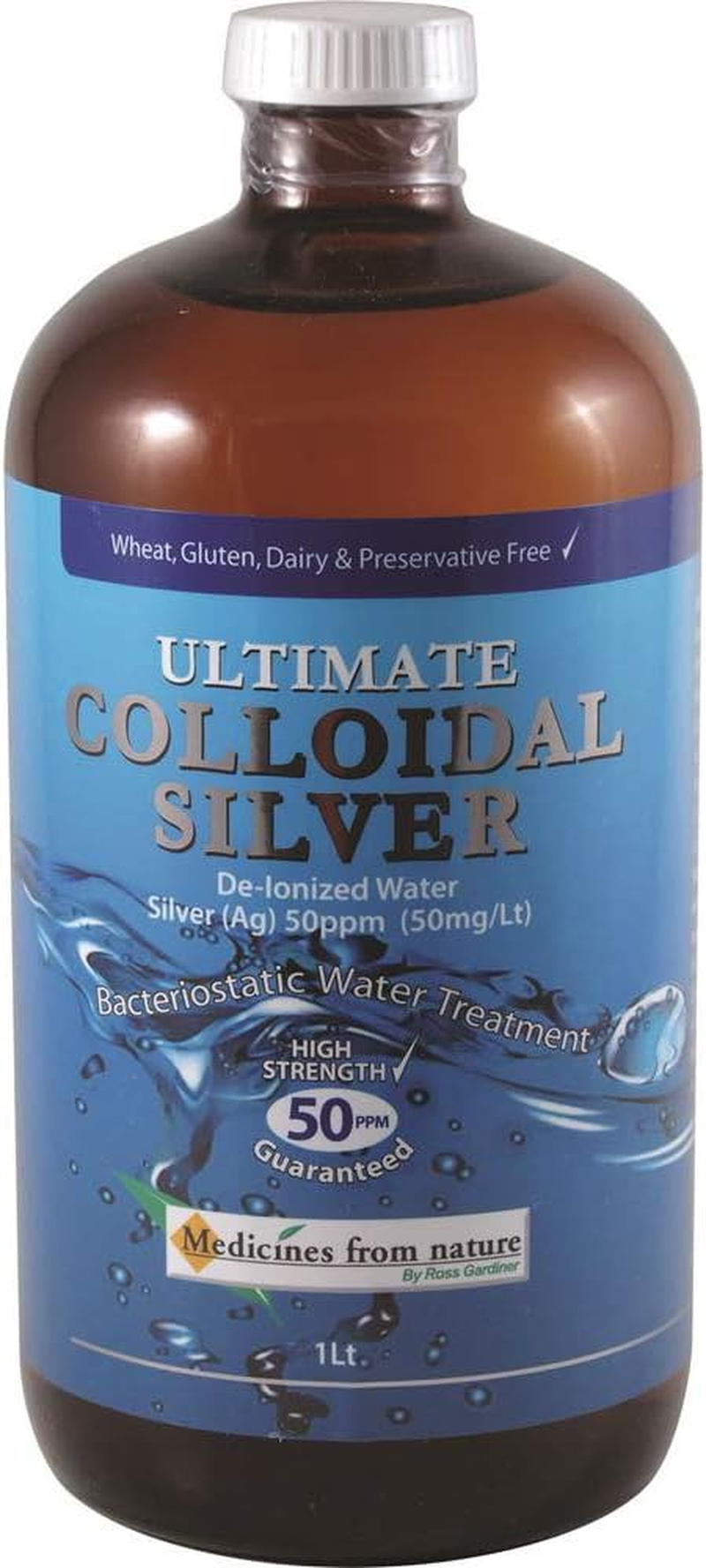 Medicines from Nature Colloidal Silver, 1 Liters image number 1