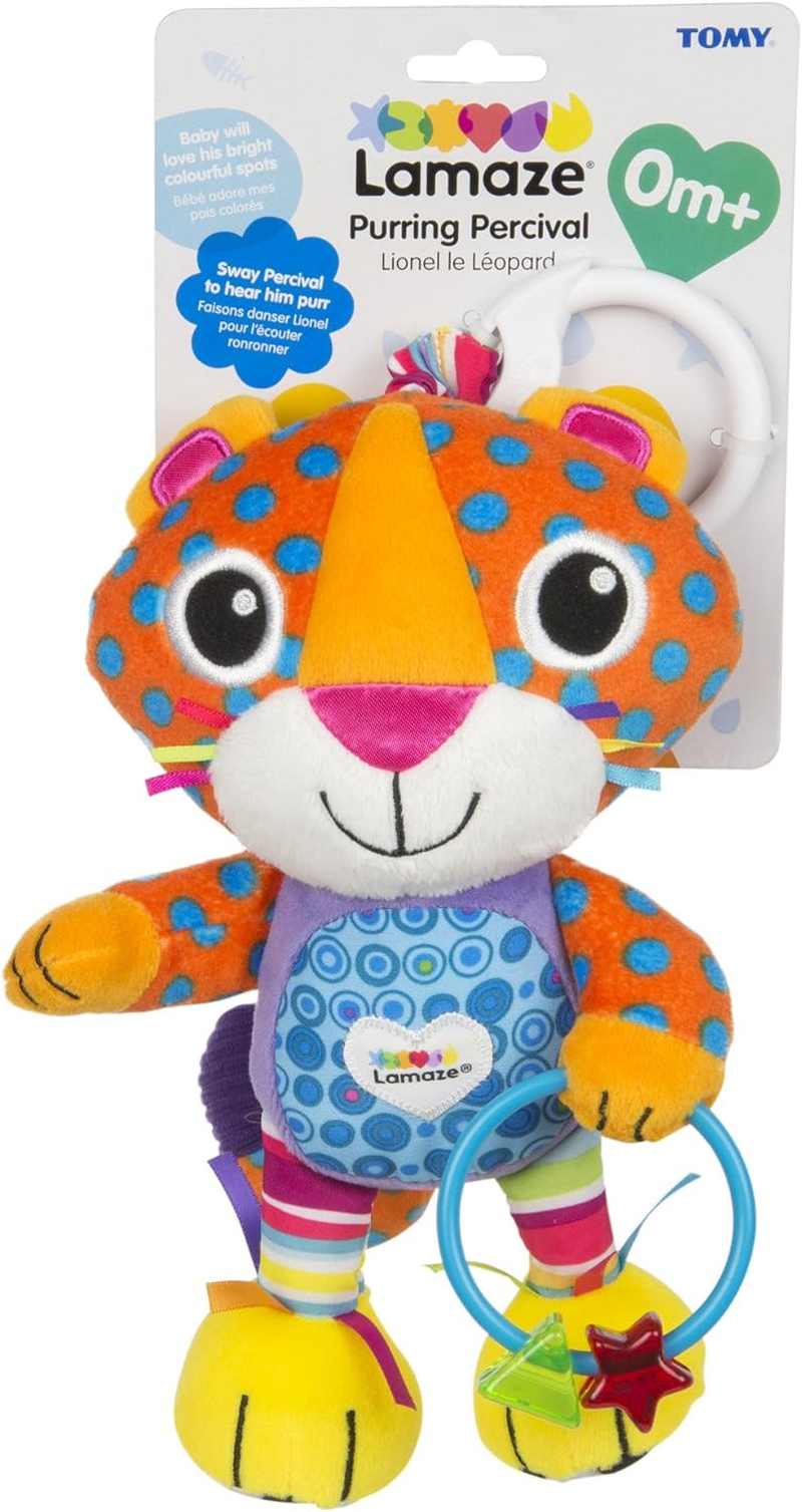 Lamaze Purring Percival Plush Stroller Toy image number 3