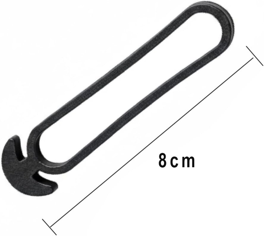 Garden Plant Ties, 50 Pack Soft Rubber Tree Support Clips, Black Reusable Stakes Trellis Fasteners image number 1