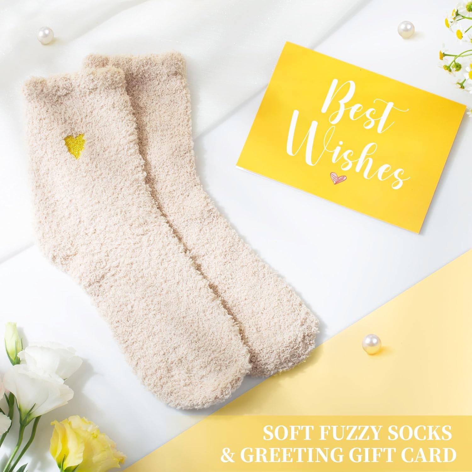 JORTINE Sunflower Gift Set for Women, Gift Set Glass Cups, Valentine'S Day Gift, Original Idea for Birthday, Best Gift for Friend, Sister, Colleague - Yellow image number 4