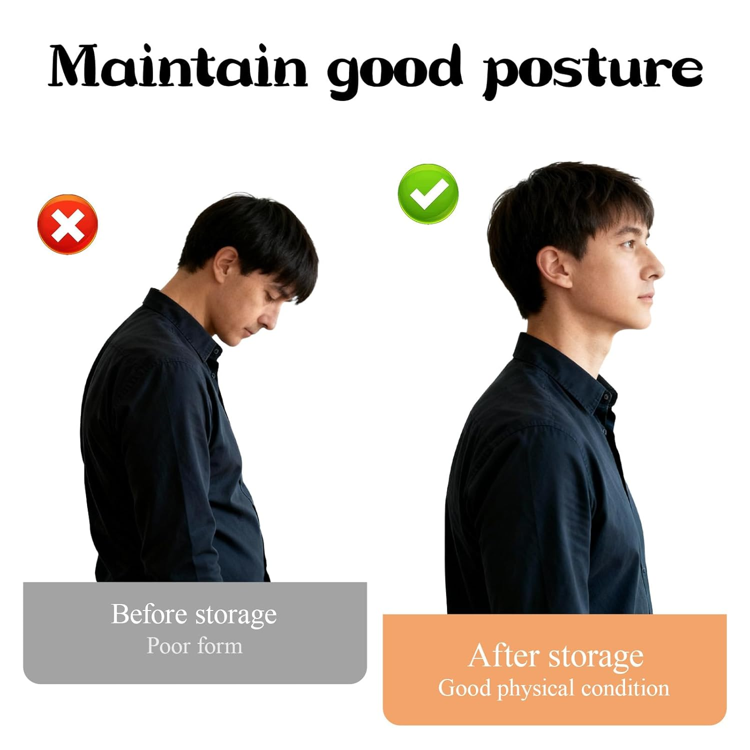 Posture Corrector for Men & Women, Upper Body Support, Back Support, Can Relieve Neck and Shoulder Pain Caused by Poor Posture and Hunchback - Comfortable Back Posture Corrector image number 6