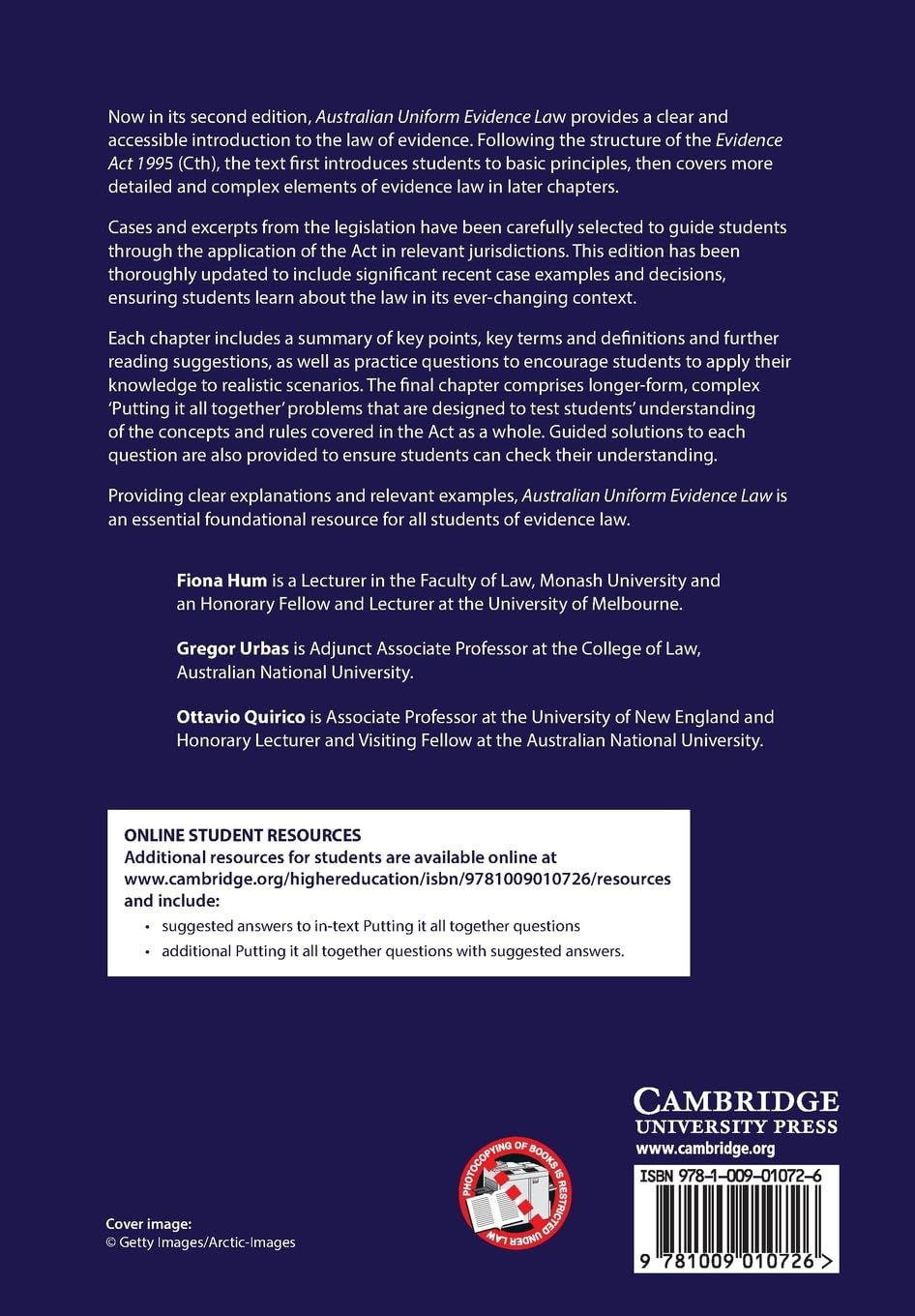 Australian Uniform Evidence Law image number 1