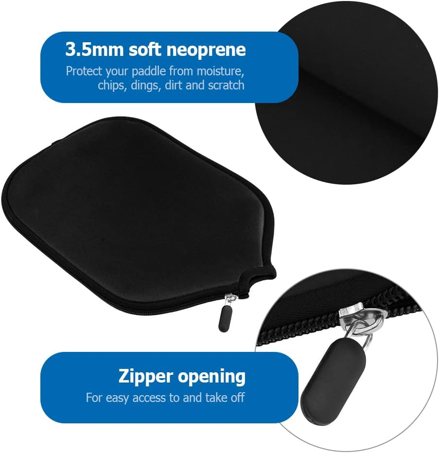 Neoprene Pickleball Paddle Cover Pickleball Racket Sleeve Pickleball Paddle Protect Case Dust Cover