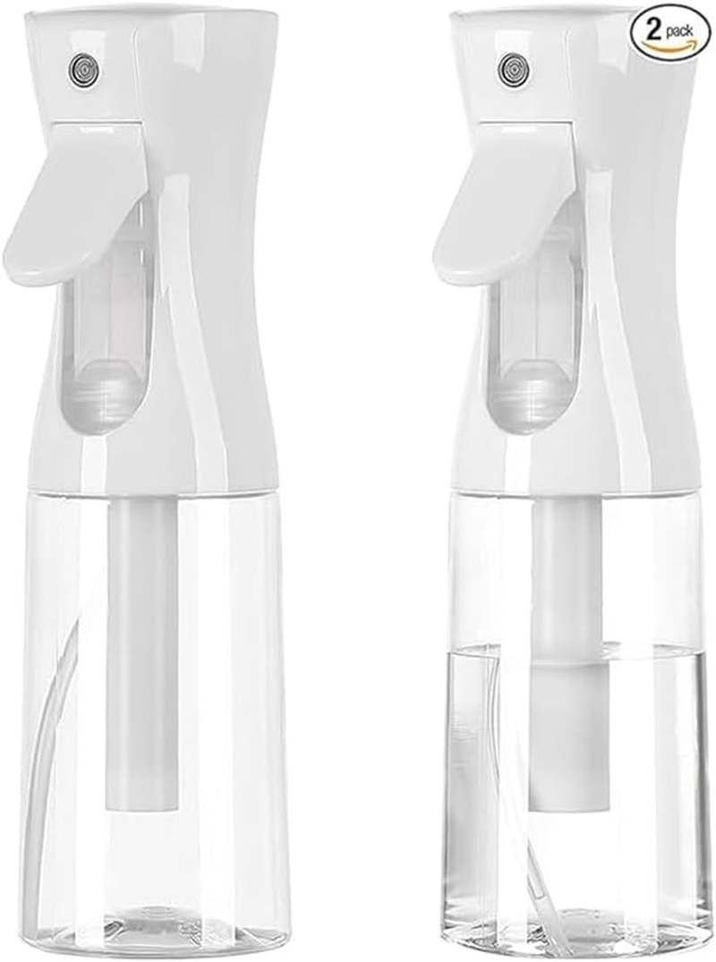 Continuous Mist Spray Bottle 2Pack,Ultra Fine Mist Sprayer(7.05Oz/200Ml),Refillable Water Mister for Cleaning,Hairstyling, Plants, Misting Skin Care Clear image number 4