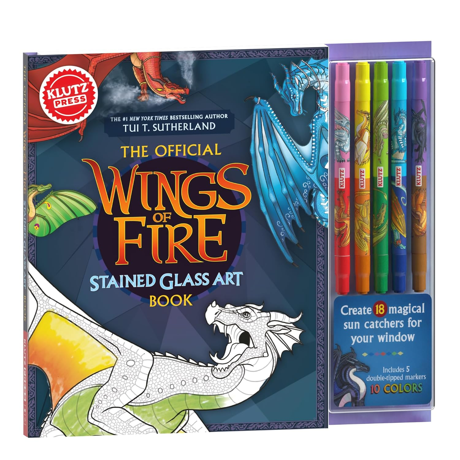 Wings of Fire: Stained Glass Art Book (Klutz)