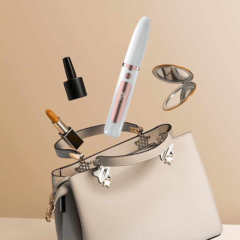 Electric Eyelash Curler Tool USB Rechargeable 4 Mode Women Makeup Tools (White) image number 1