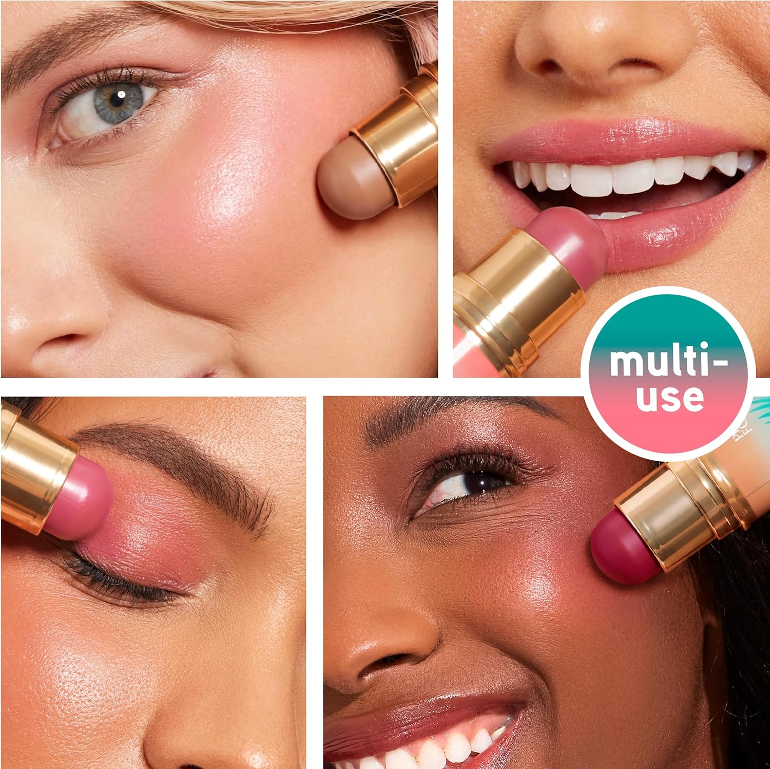 Physicians Formula Butter Glow & Go Multiuse Stick, Ultra-Creamy Radiant Finish Formula with Murumuru Butter, Vegan & Cruelty-Free- Beachy Pink - Beach Bum Plum image number 5