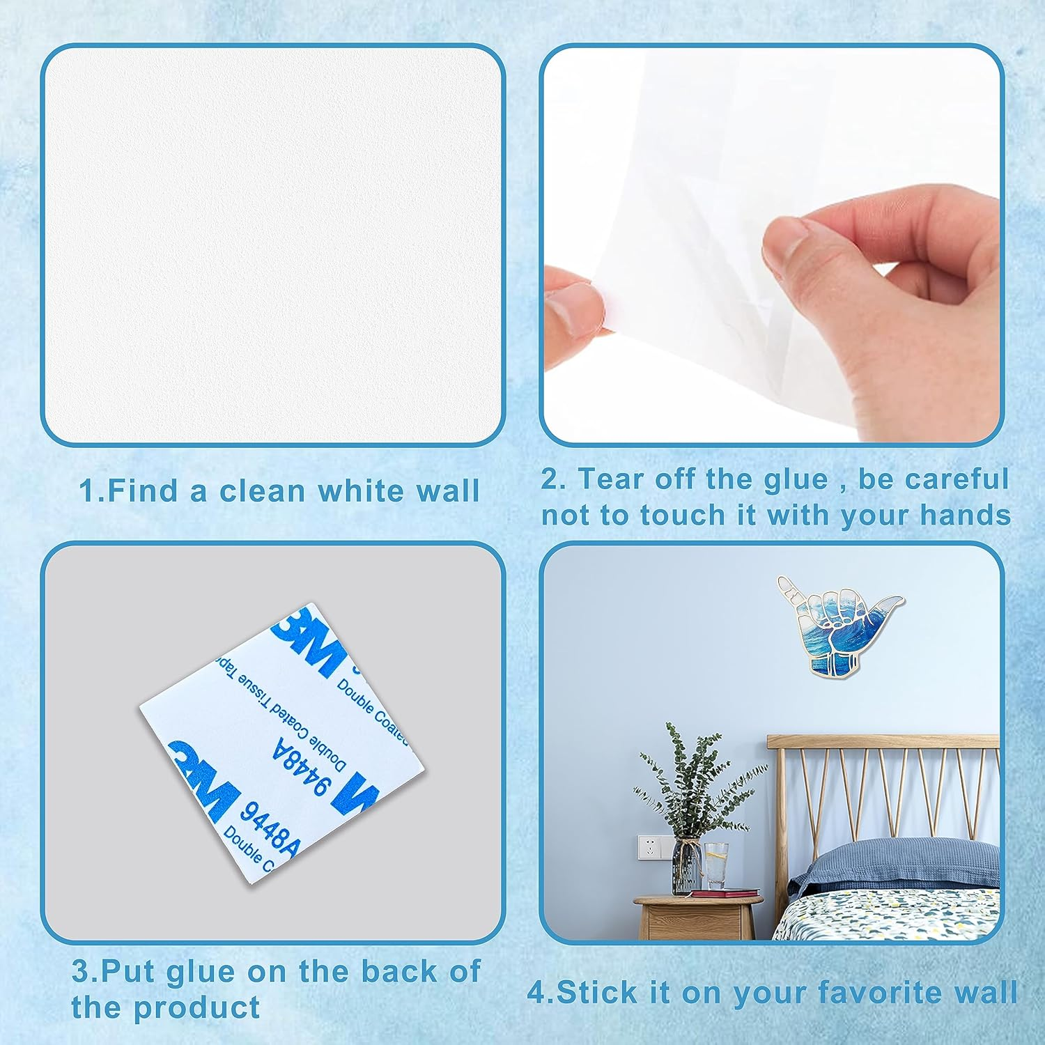 Shaka Wooden Wall Sign - Hang Loose Sign for Hawaii, Aloha, Surfer, Hand Shape Finger Nursery Room Decor - Surf Wall Decor for Home, Living Room, Kitchen, Bathroom, Bedroom Decoration image number 4