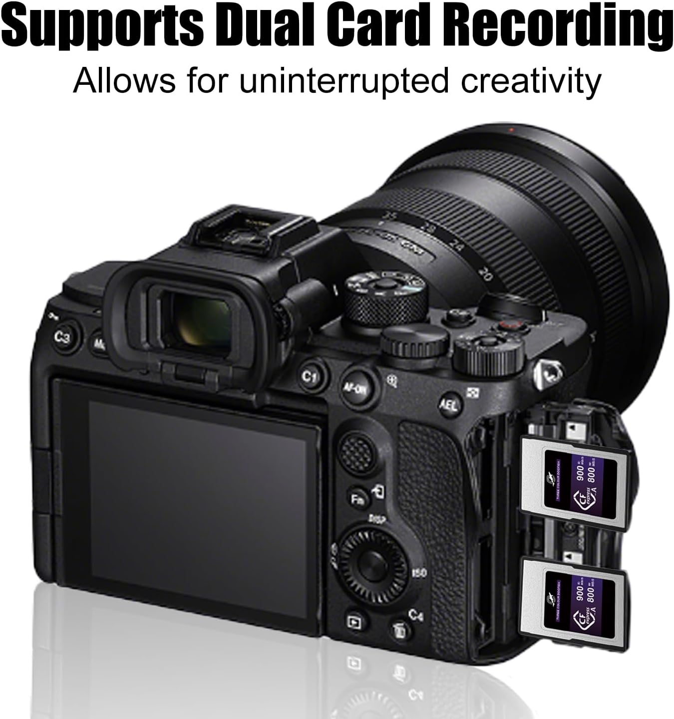 Dogfish 256GB Cfexpress Type a Card, Read up to 900Mb/S, CF Express Memory Card Type a for Sony Alpha/Fx Cameras 4K 8K Recording and High Speed Continuous Shooting image number 2