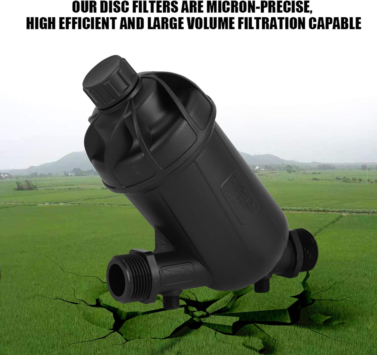 120 Mesh Disc Filter with 130 Micron Level, High Efficiency for Household, Garden, and Industrial Applications, Easy to and Assemble image number 4