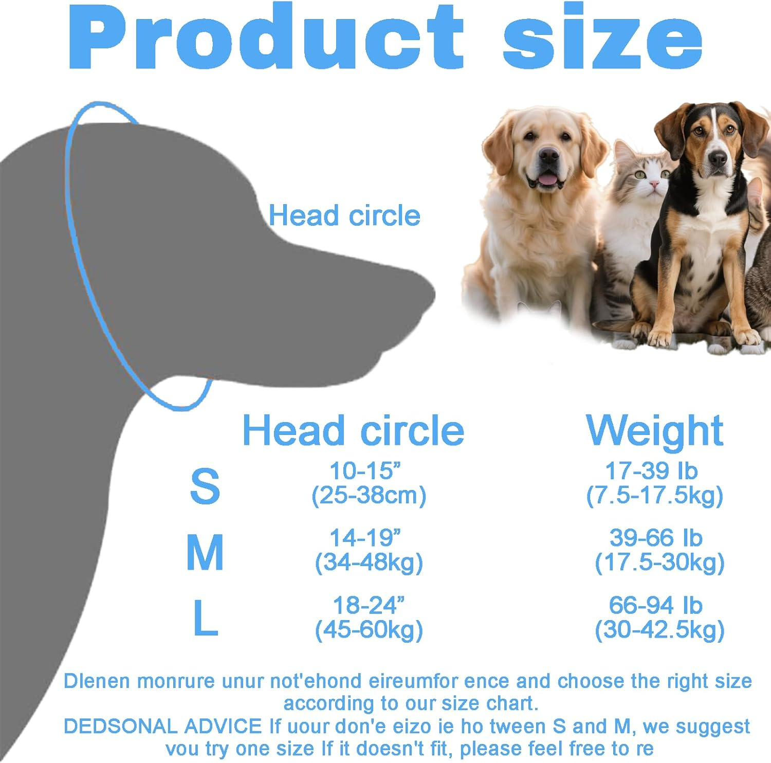 Hrenvaxil Dog Hoodie & Ear Muffs - Anxiety Relief, Water Resistant, for Firework, Grooming, Thunderstorms, Swimming, Bathing (Gray, L) image number 1